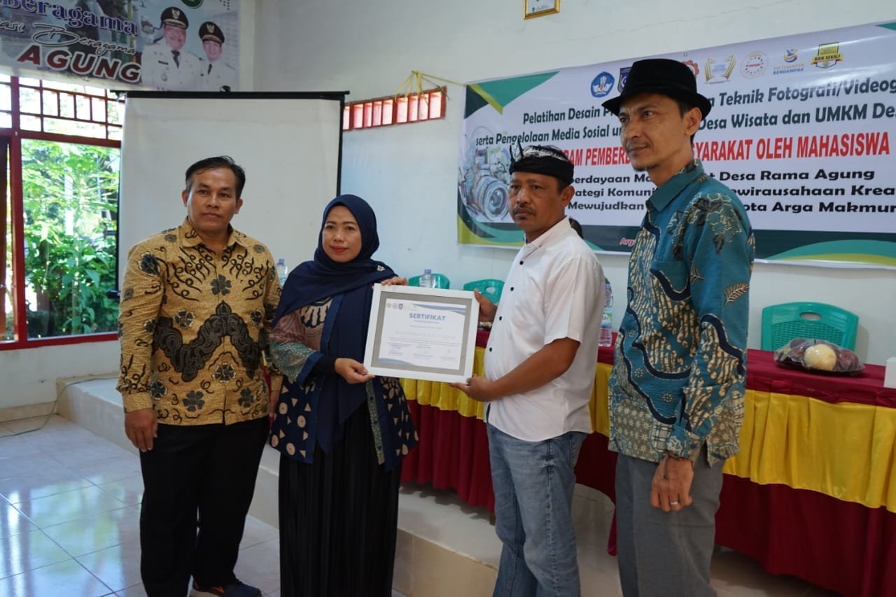 Desa Rama Agung Bersiap Jadi “Mini Bali” Lewat Pelatihan Komunikasi dan UMKM Kreatif